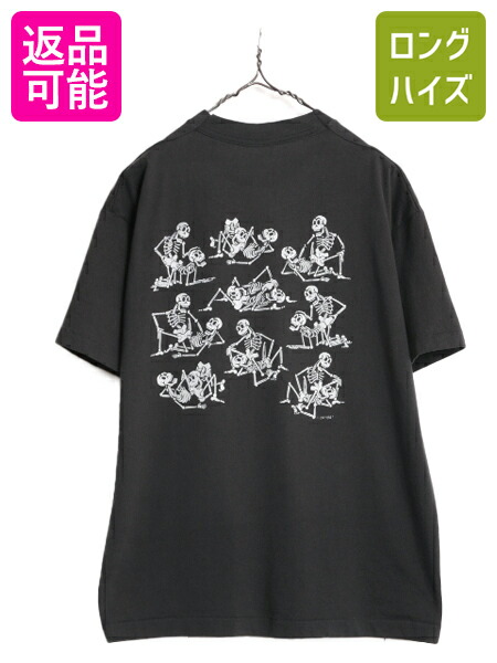 楽天市場】90s USA製 ☆ スカル 四十八手 イラスト プリント Tシャツ