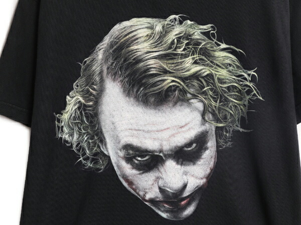 楽天市場】00s ☆ ダークナイト ジョーカー イラスト プリント Tシャツ