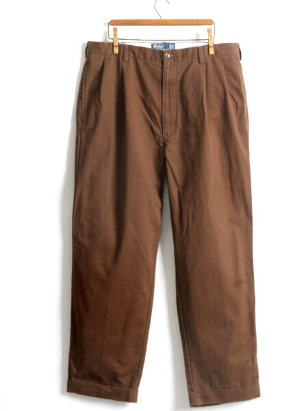 楽天市場】90s □ POLO ポロ ラルフローレン 2タック コットン チノ