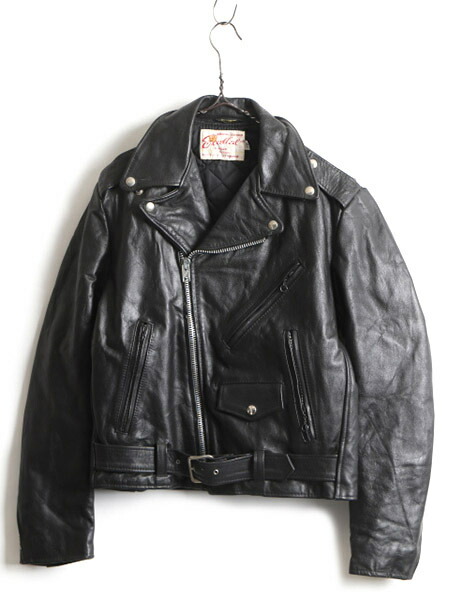 楽天市場】70s 80s USA製 ビンテージ □ Excelled 本革 レザー ダブル