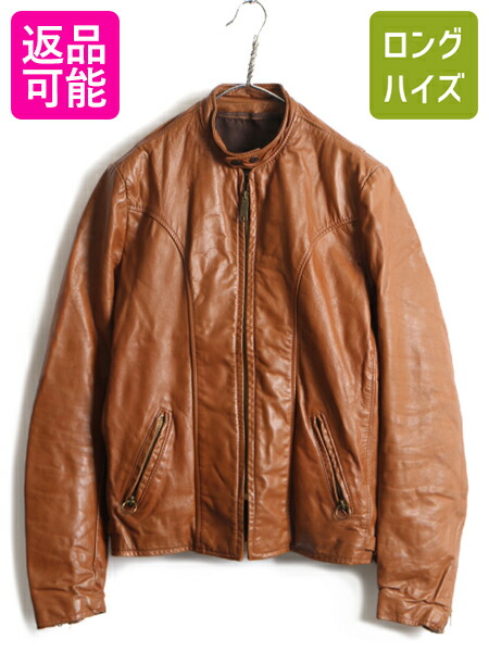 楽天市場】70's USA製 ビンテージ □ Brooks 本革 レザー シングル