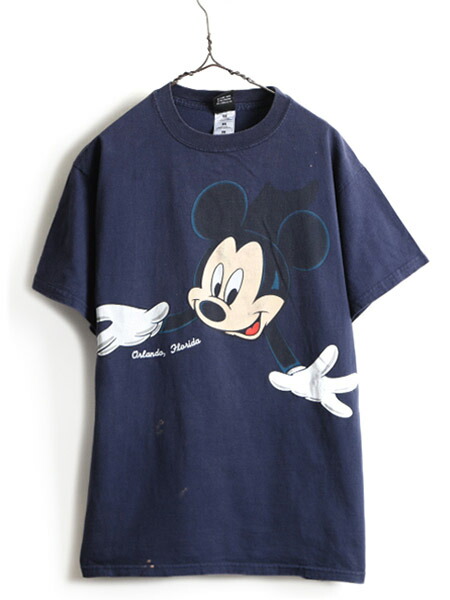 楽天市場】90s □ ディズニー オフィシャル ミッキー 両面 プリント