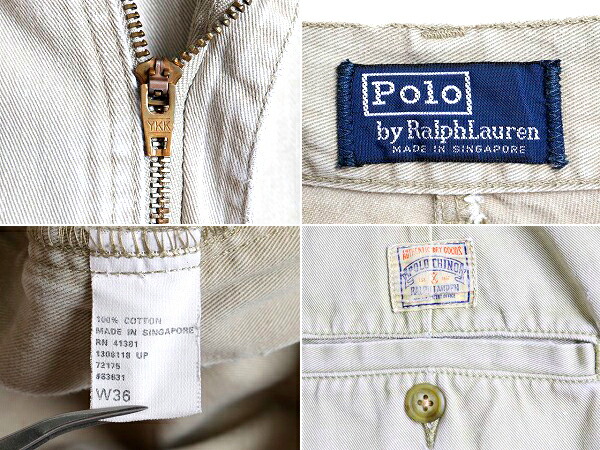 Ralph Lauren ラルフローレン 90s ポロチノ 初期タグ復刻 Ralph Lauren