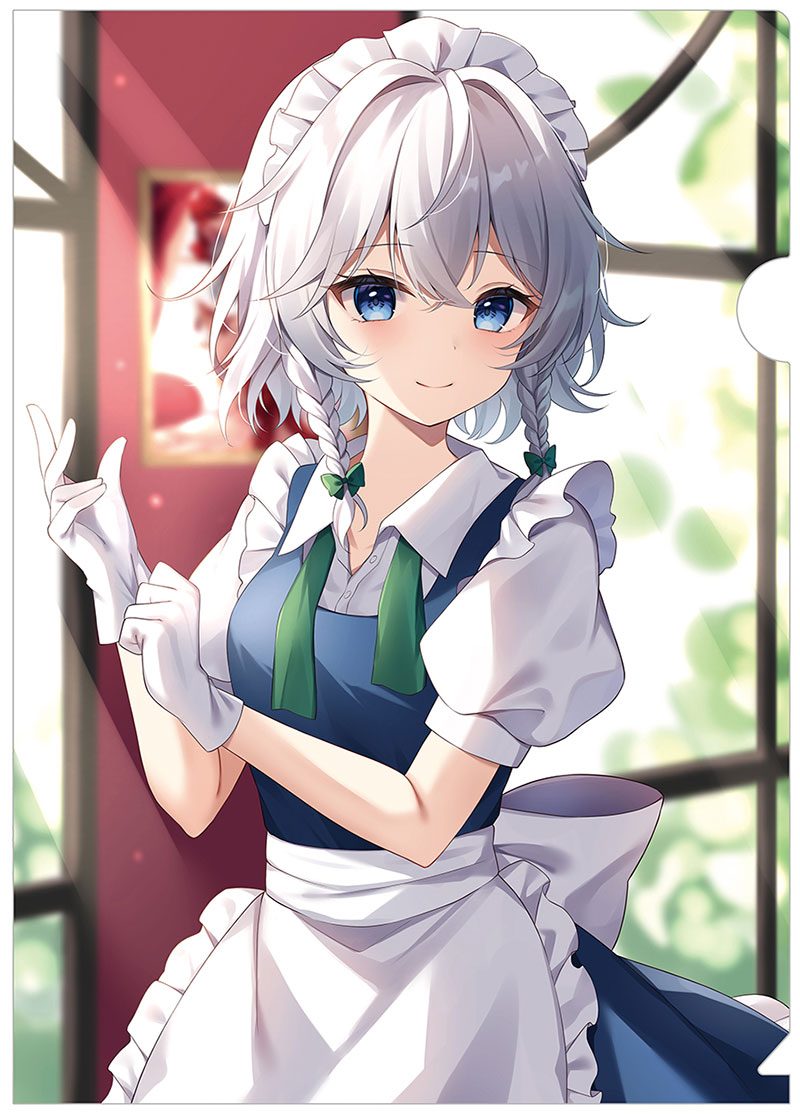 東方project 咲夜 水着 美少女 クリアファイル VZ16 東方Projectクリア