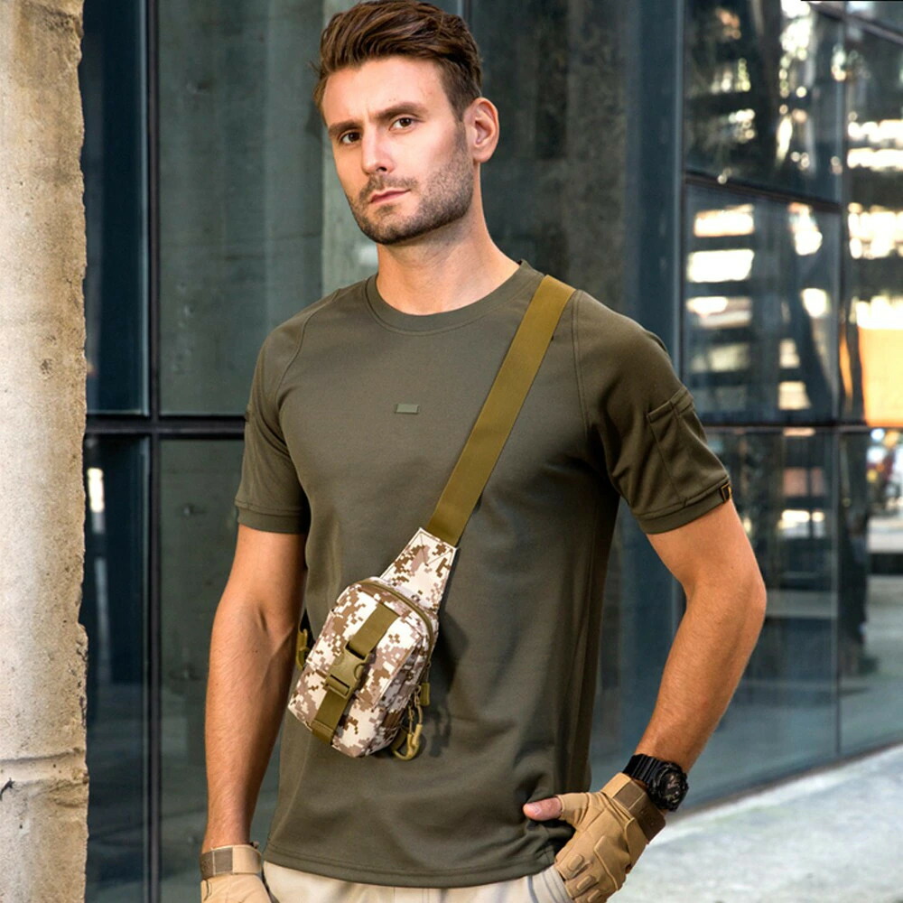 楽天市場】ミリタリートレッキングバッグ チェストバッグ シンプル