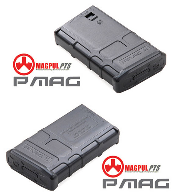 楽天市場】Magpul PTS/SART PMAGマガジン Mid-Cap 20連 BK ブラック 10