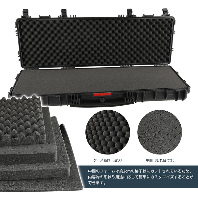 楽天市場】HTGベーシック ハードガンケース ライフルケース エアガン