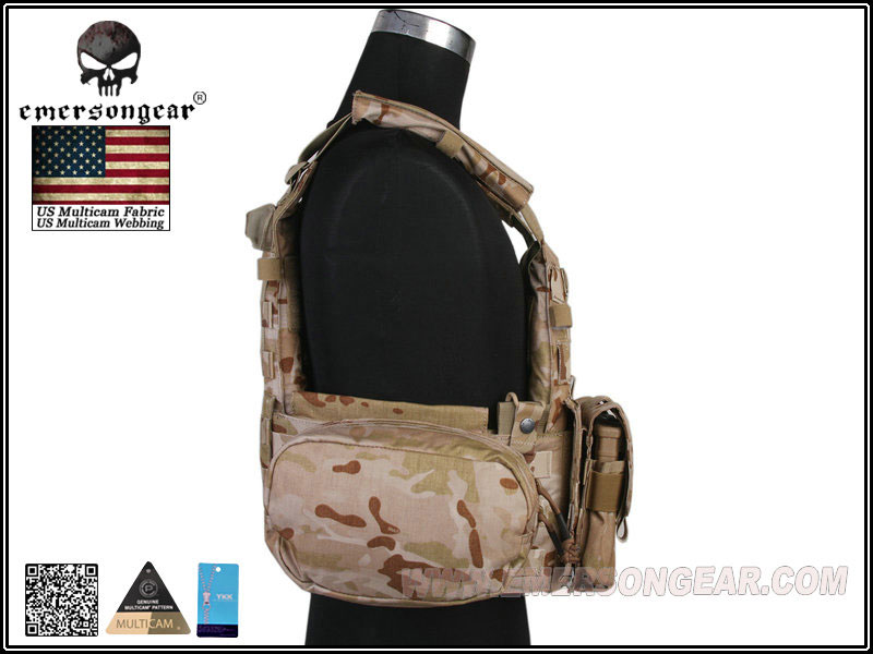 楽天市場】EMERSON LBT6094Aスタイル プレートキャリア 3ポーチ付