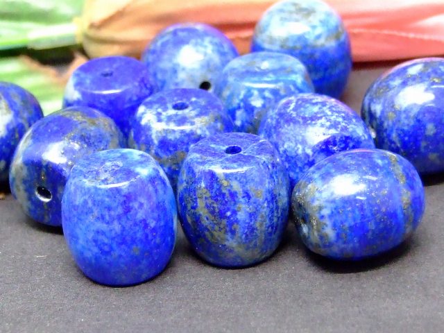 楽天市場】59325 17mm×17mm AA 1粒売り ラピスラズリ 瑠璃石 樽 たる型
