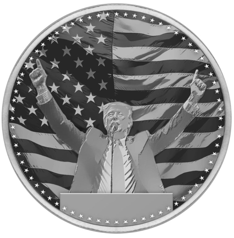 楽天市場】2024年 アメリカ トランプ大統領銀メダル シルバーコイン