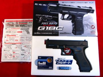 楽天市場】G18C グロック 18C セミ/フルオート 電動ブローバック (10歳