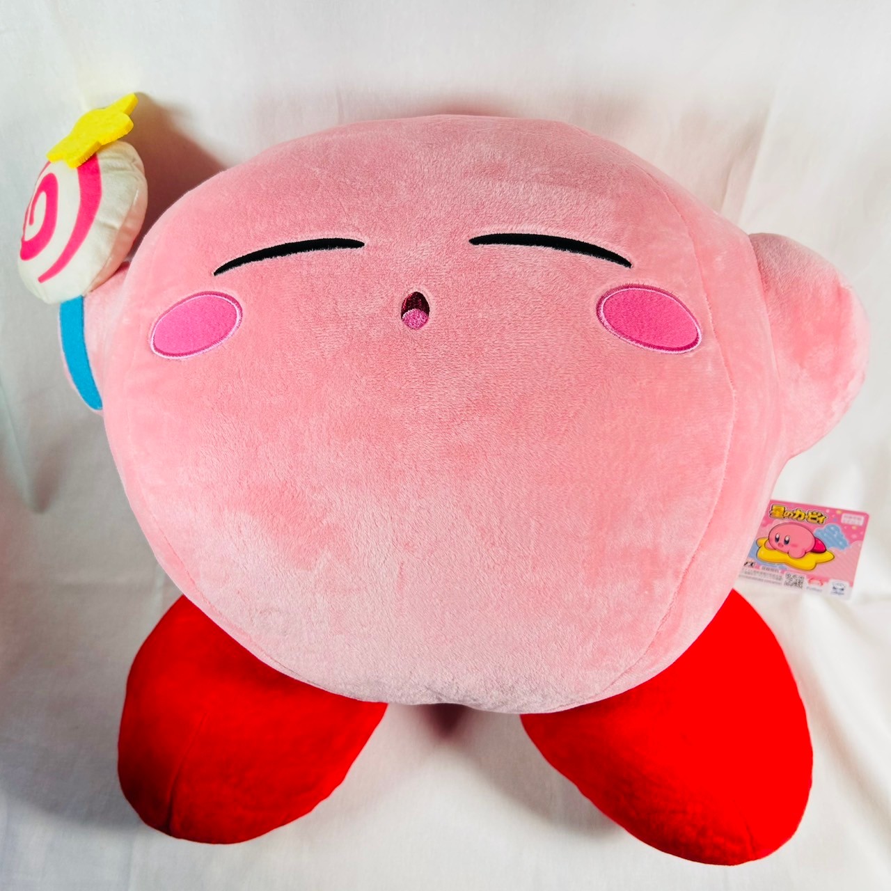 楽天市場】星のカービィ まんぷく！ごろ寝BIGぬいぐるみ カービィ 全1