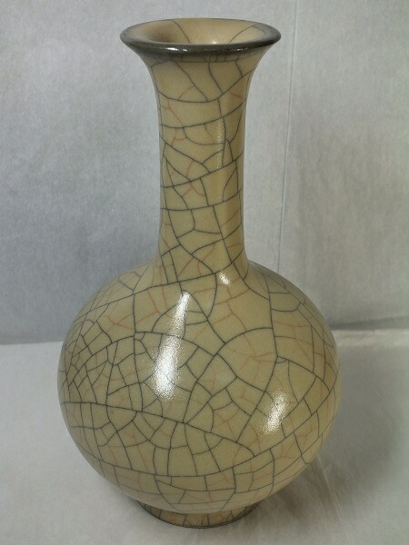 楽天市場】□龍香堂□☆【中国骨董品】哥窯（かよう）「細首花瓶