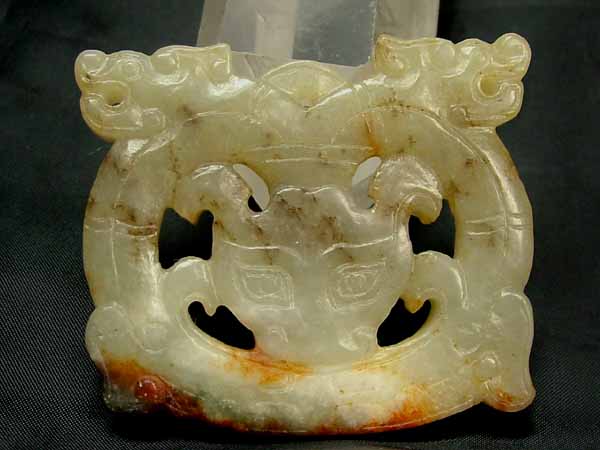 楽天市場】□龍香堂□☆旧中国玉（白玉はくぎょく）彫物56mm（B