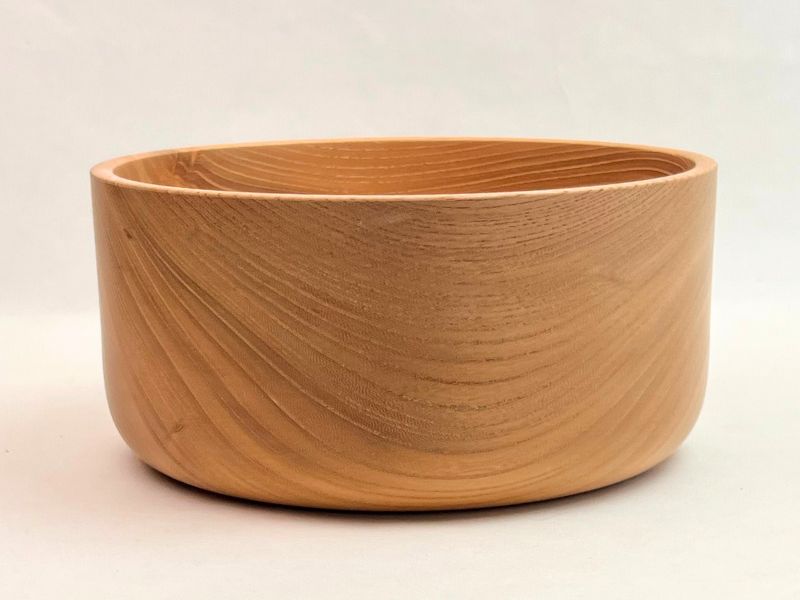 楽天市場】国産けやきの木 無垢 職人の手作り【限定品】 茶櫃 木地