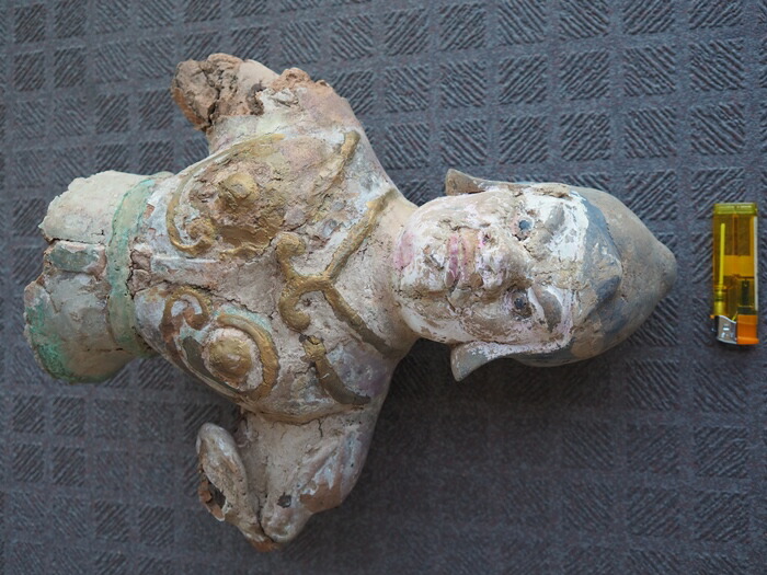 楽天市場】加彩 武人俑 武将 将軍 破損 現状修復前 唐時代初期 中国