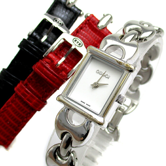 グッチ 腕時計 チェンジベルトウォッチ 1800L シルバー レディース