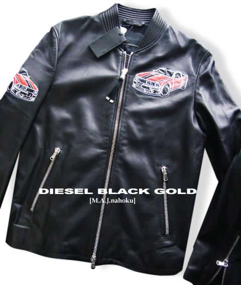 楽天市場】8081新品☆ディーゼル DIESELBlack Gold ライダース本革