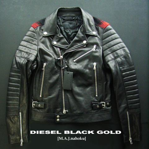 楽天市場】8080新品☆ディーゼル DIESELBlack Gold ライダース本革