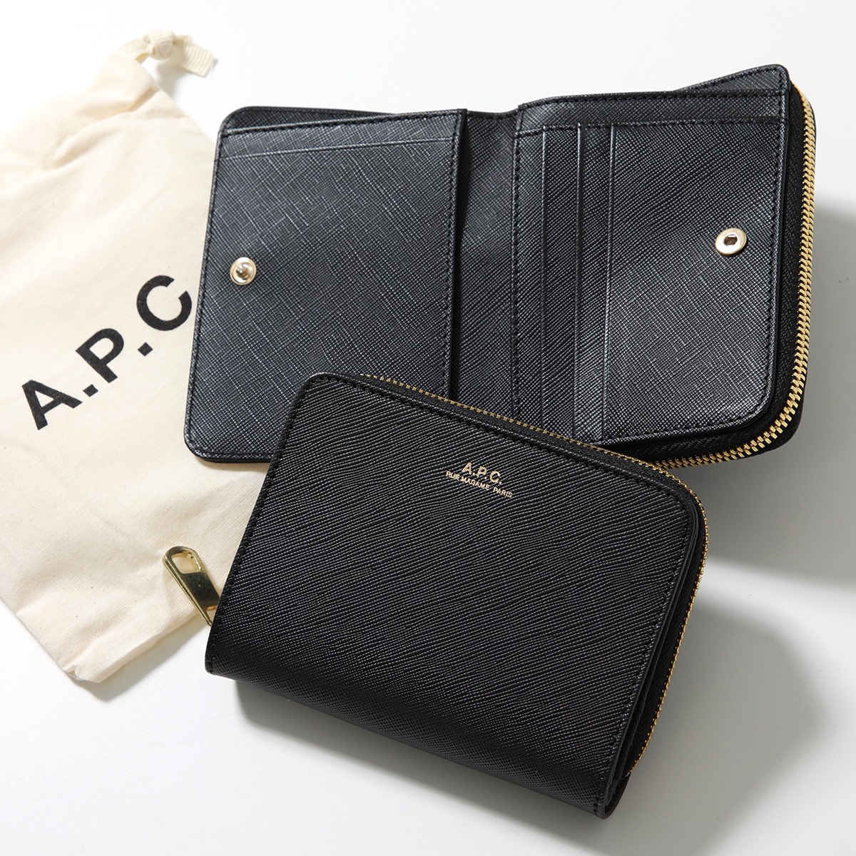 楽天市場】APC A.P.C. アーペーセー 二つ折り財布 compact emmanuelle