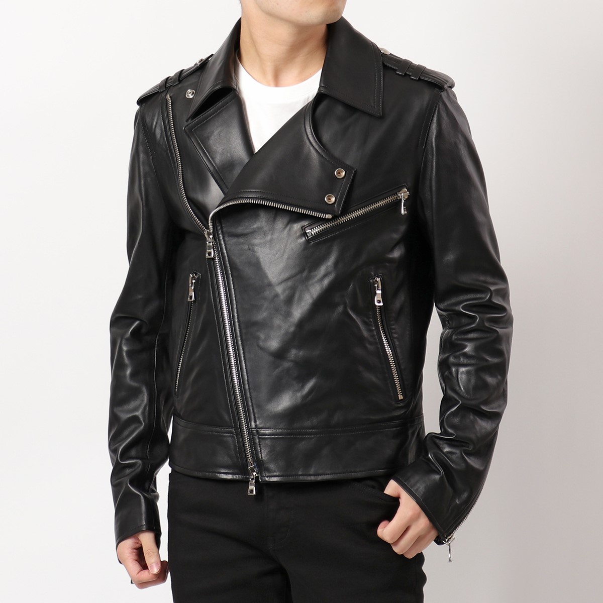 BALMAIN レザージャケット balmain レザーjkt 【公式通販】