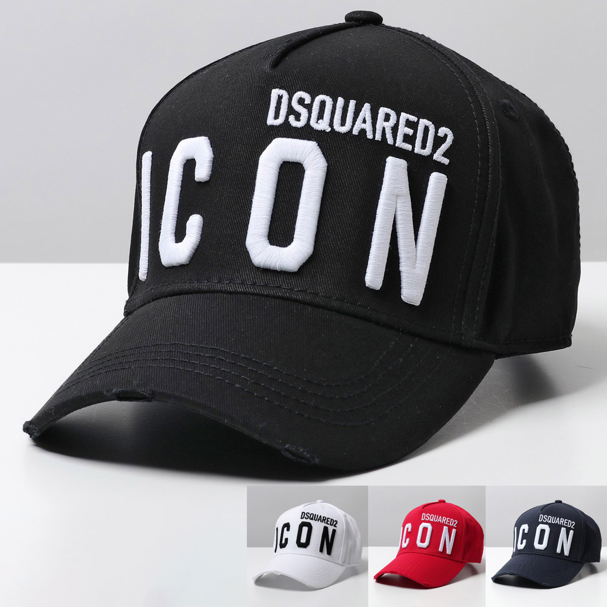 Dsquared2 ディースクエアード ブラックICONキャップ DSQUARED2