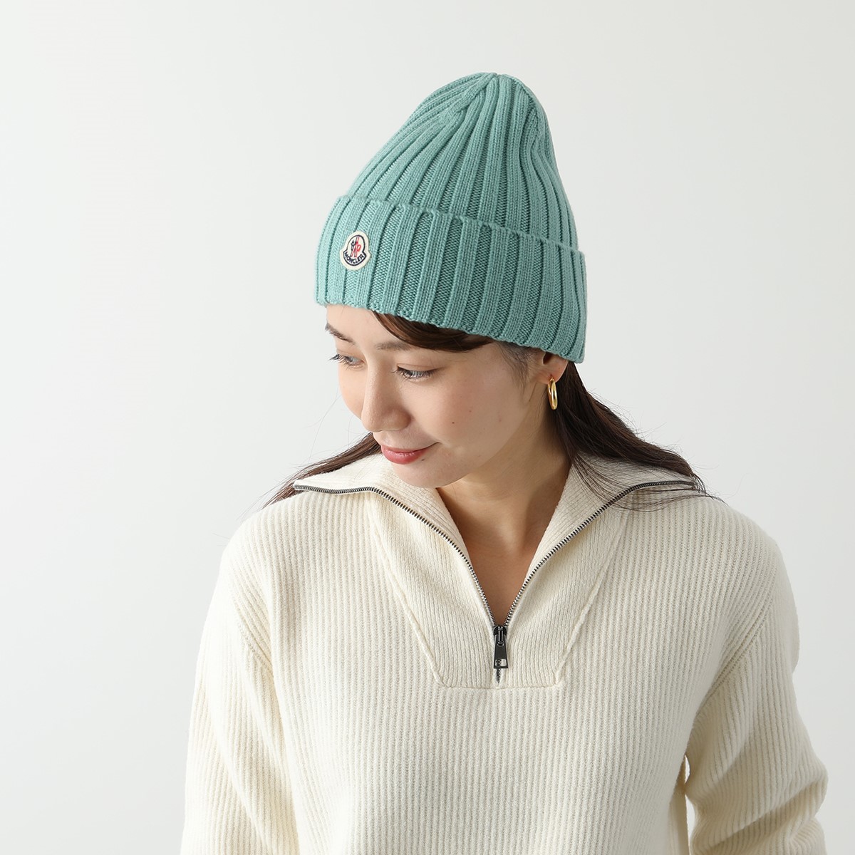 楽天市場】MONCLER モンクレール ニット帽 BERRETTO TRICOT 3B00037