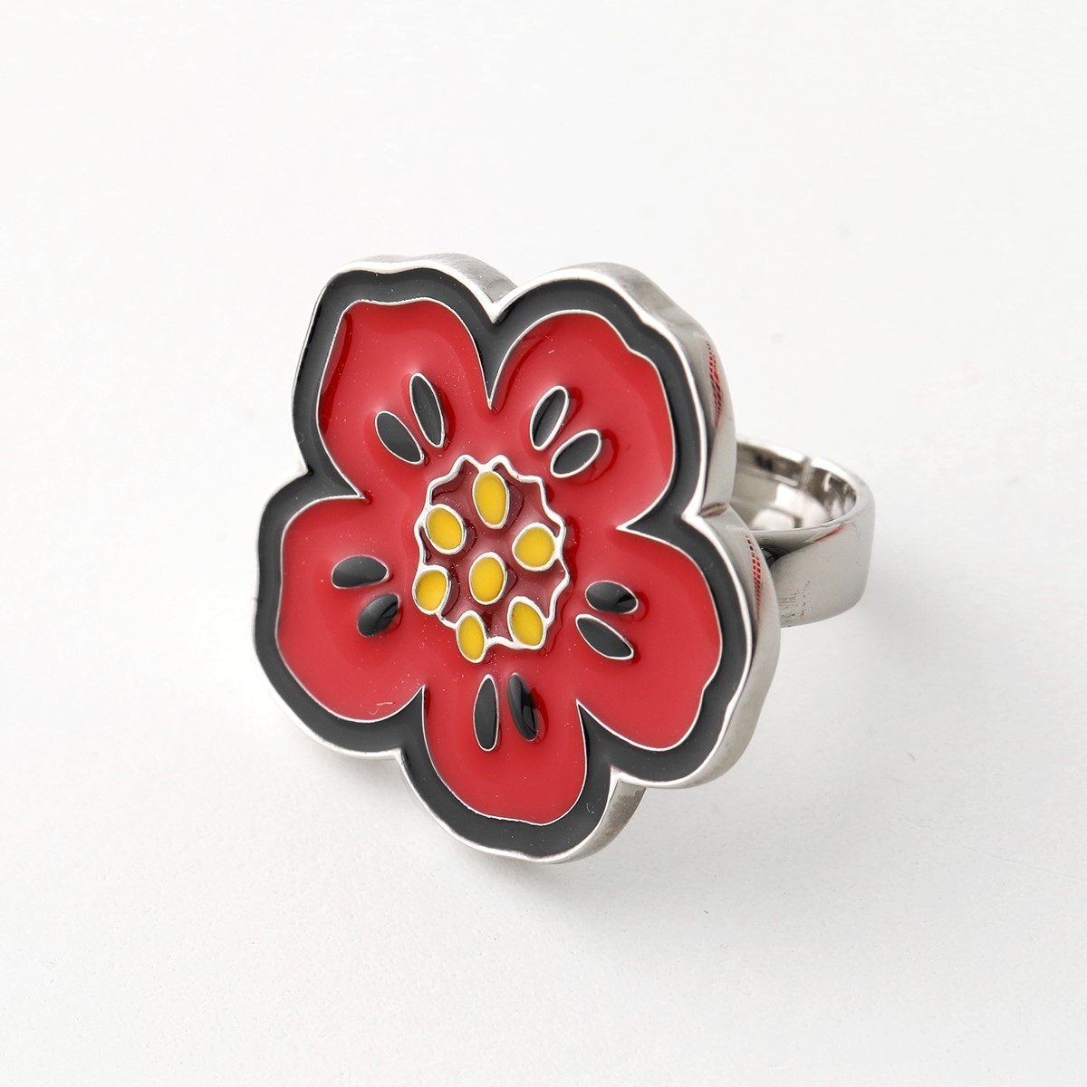 楽天市場】KENZO ケンゾー リング BOKE FLOWER FD55BI402M03 メンズ