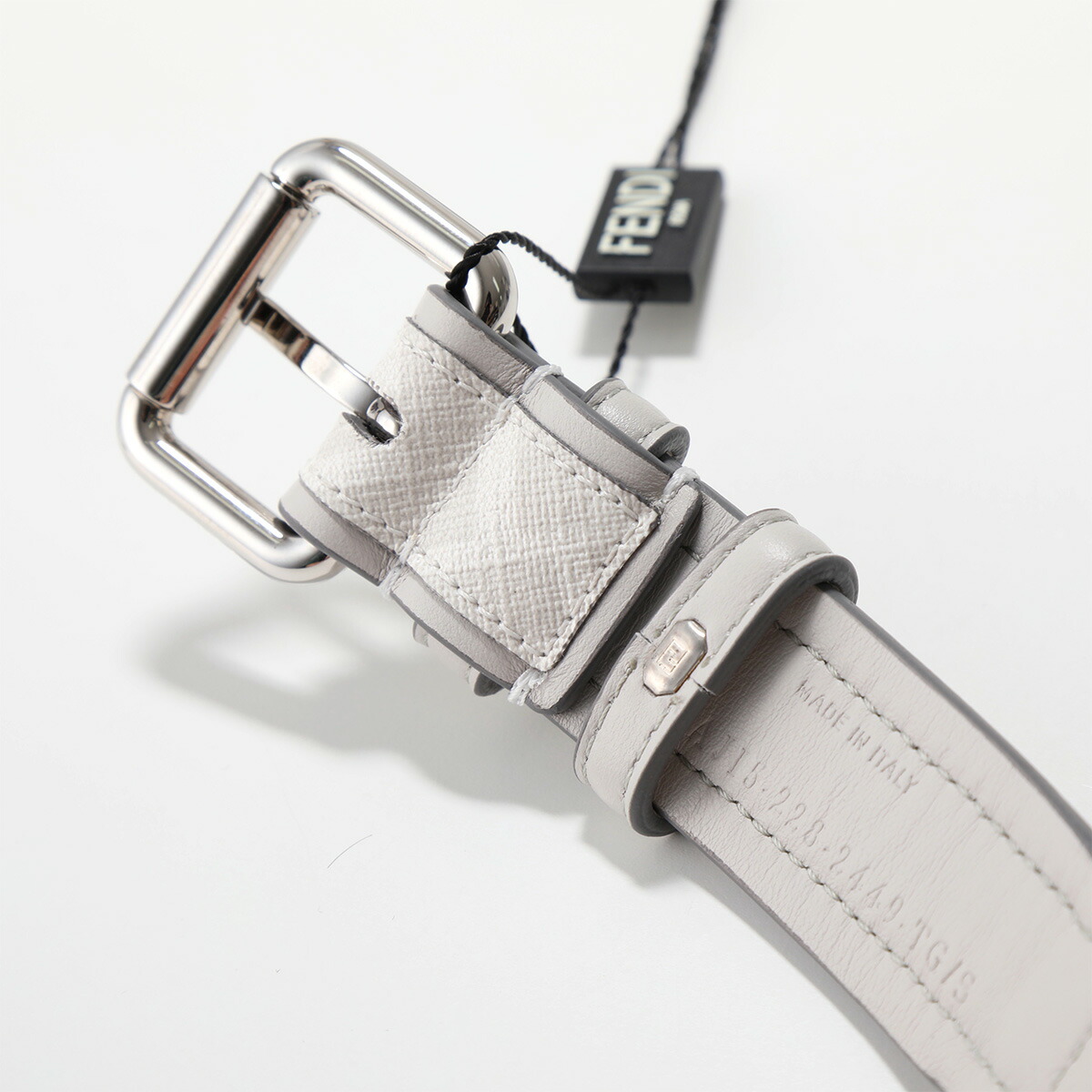 FENDI ブラックレザー FF柄ドッグカラー 首輪 Mサイズ FENDI ブラック