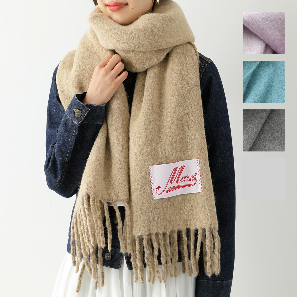 楽天市場】MARNI マルニ マフラー SCMC0085A0 SCZC0033Q0 UAW004