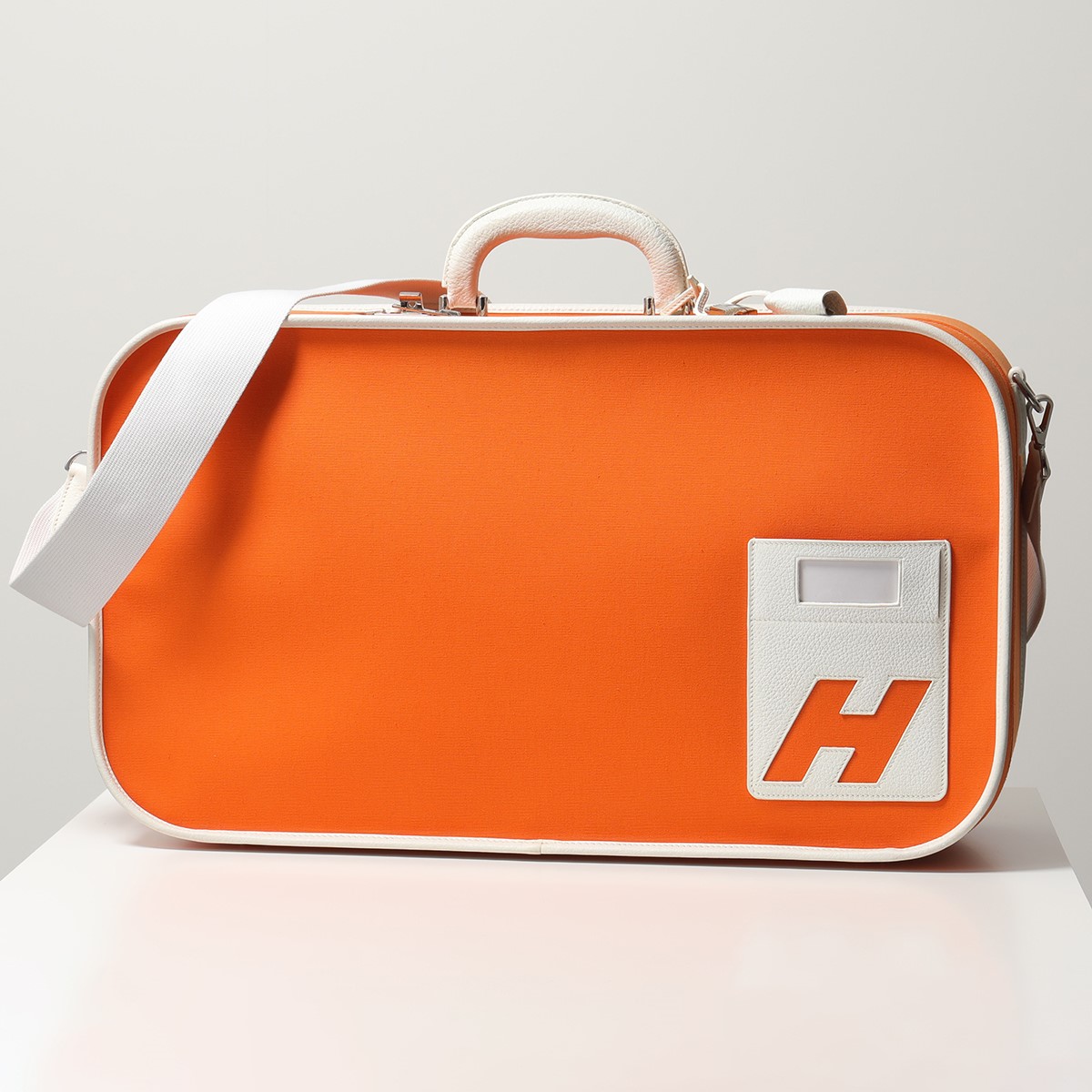 楽天市場】HERMES エルメス スーツケース ペッレ VALIGIA COTONE PELLE