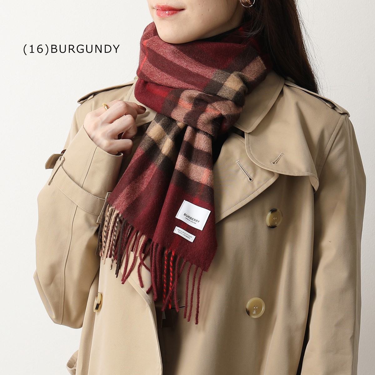 BURBERRY リバーシブルチェックマフラー バーバリー Burberry マフラー