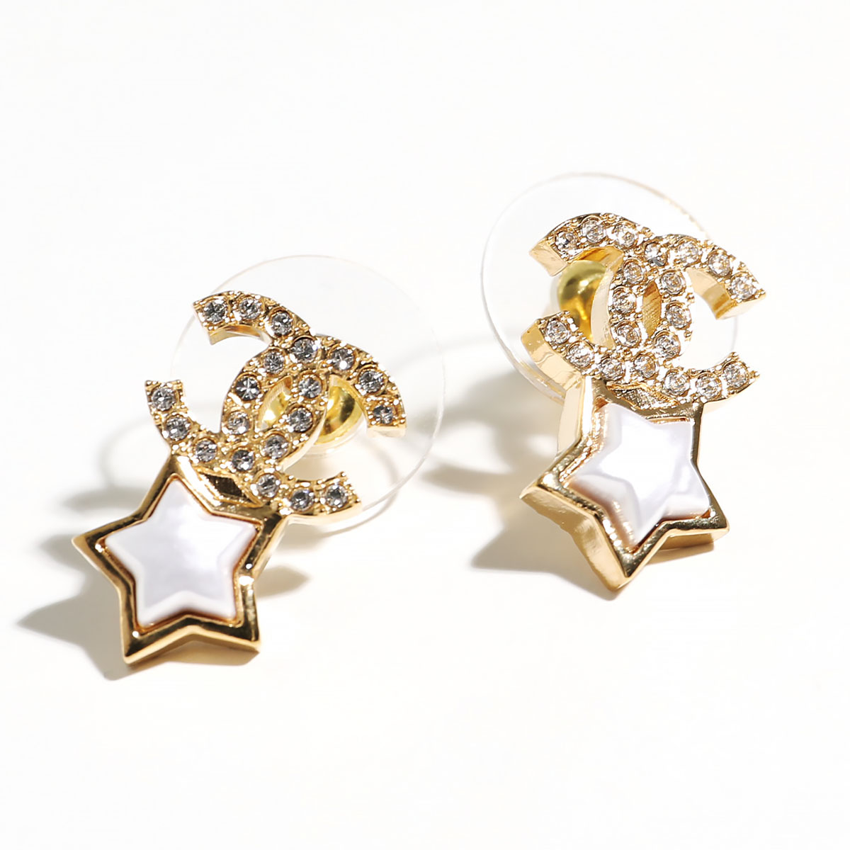 楽天市場】CHANEL シャネル ピアス ABC823 B15459 レディース ココ