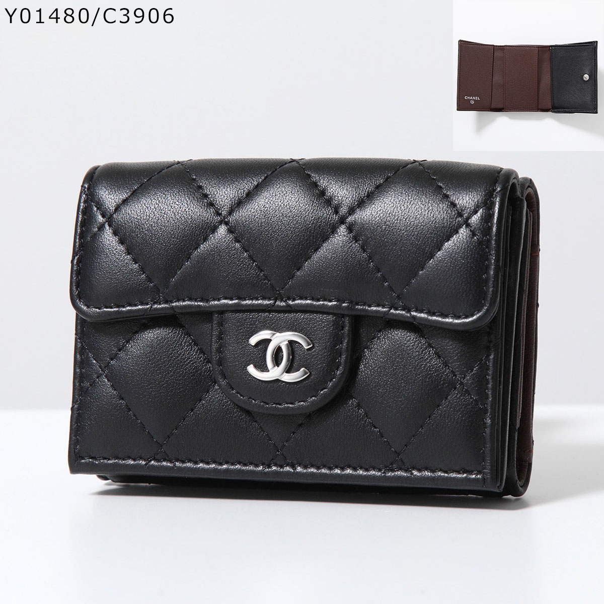 CHANEL 三つ折財布