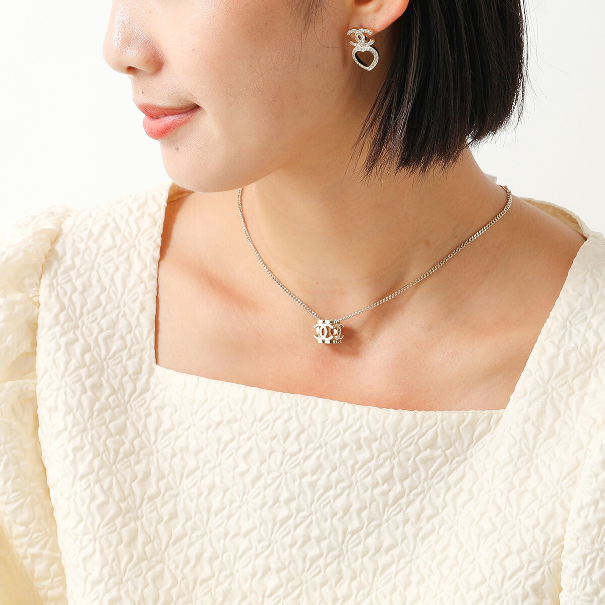 楽天市場】CHANEL シャネル ピアス ABB665 B14145 レディース ココ