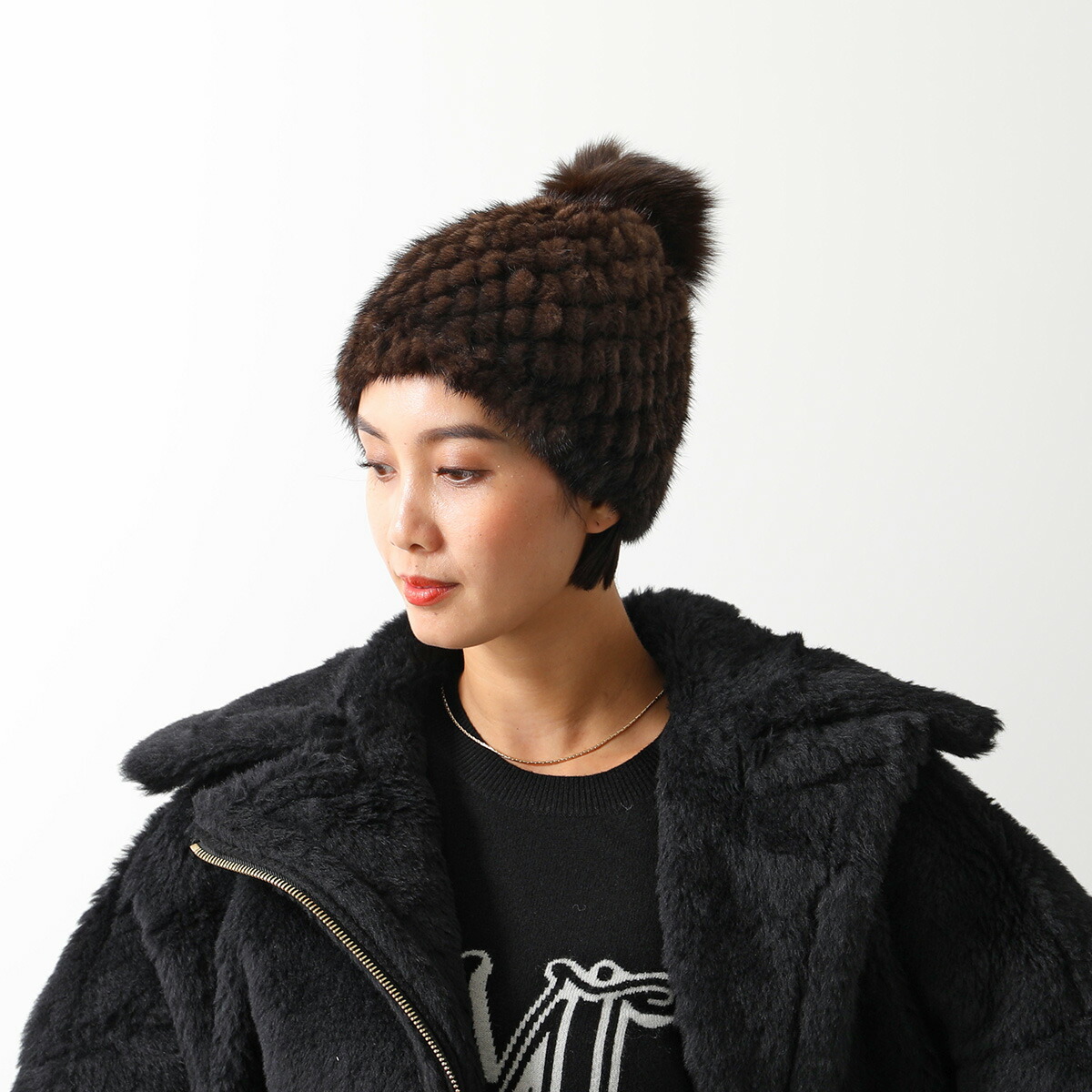 楽天市場】MAX MARA マックスマーラ ニットキャップ DELIA デリラ