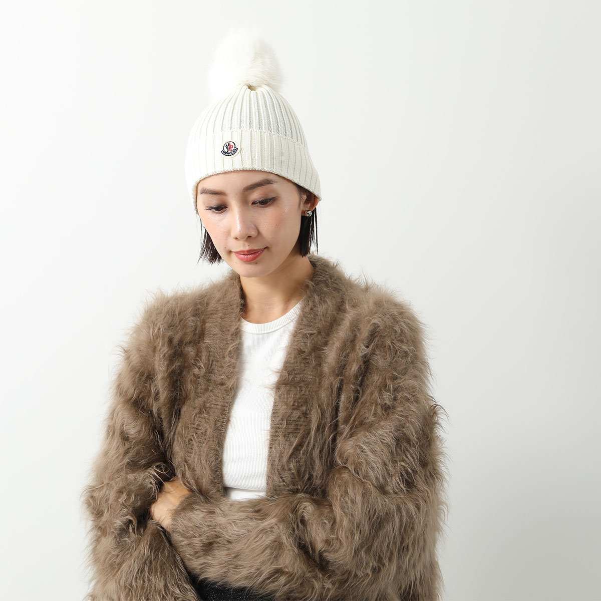 楽天市場】MONCLER KIDS モンクレール キッズ ニット帽 3B00012 04S01