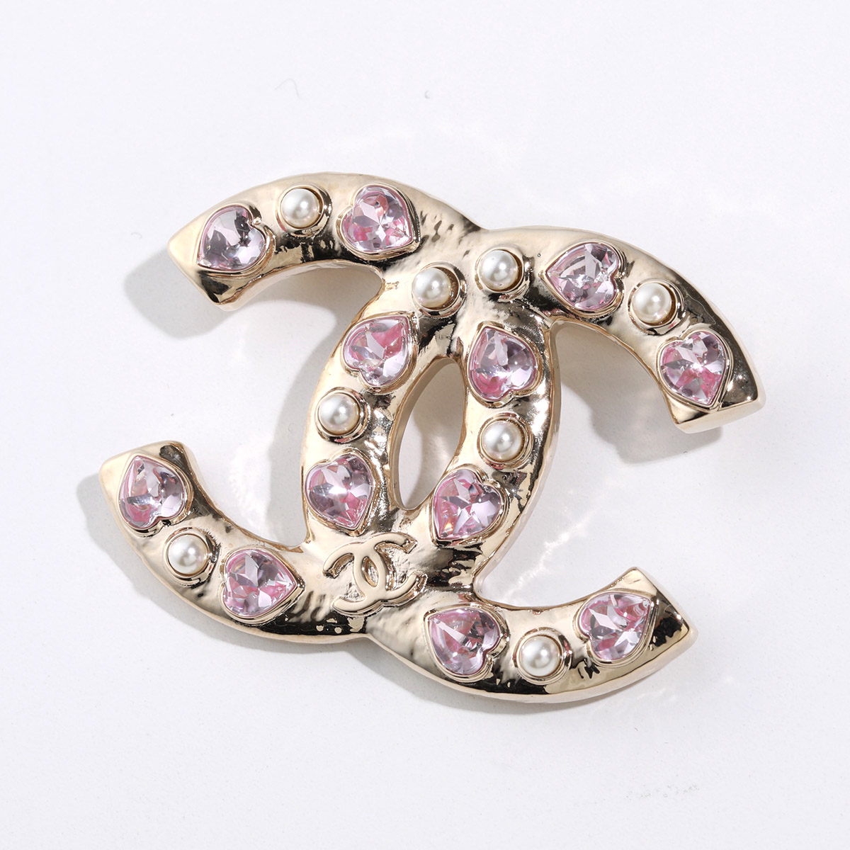 楽天市場】CHANEL シャネル ブローチ AB8219 B08566 レディース メタル