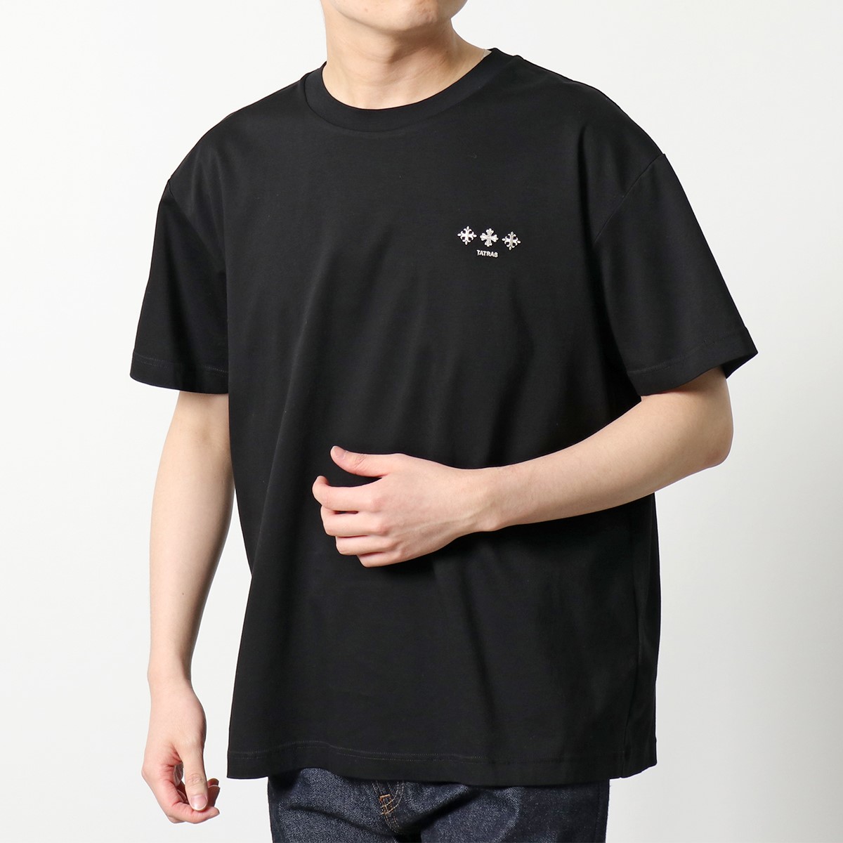 TATRAS / Tシャツ/1/コットン/BLK/無地 TATRAS (タトラス) ワン