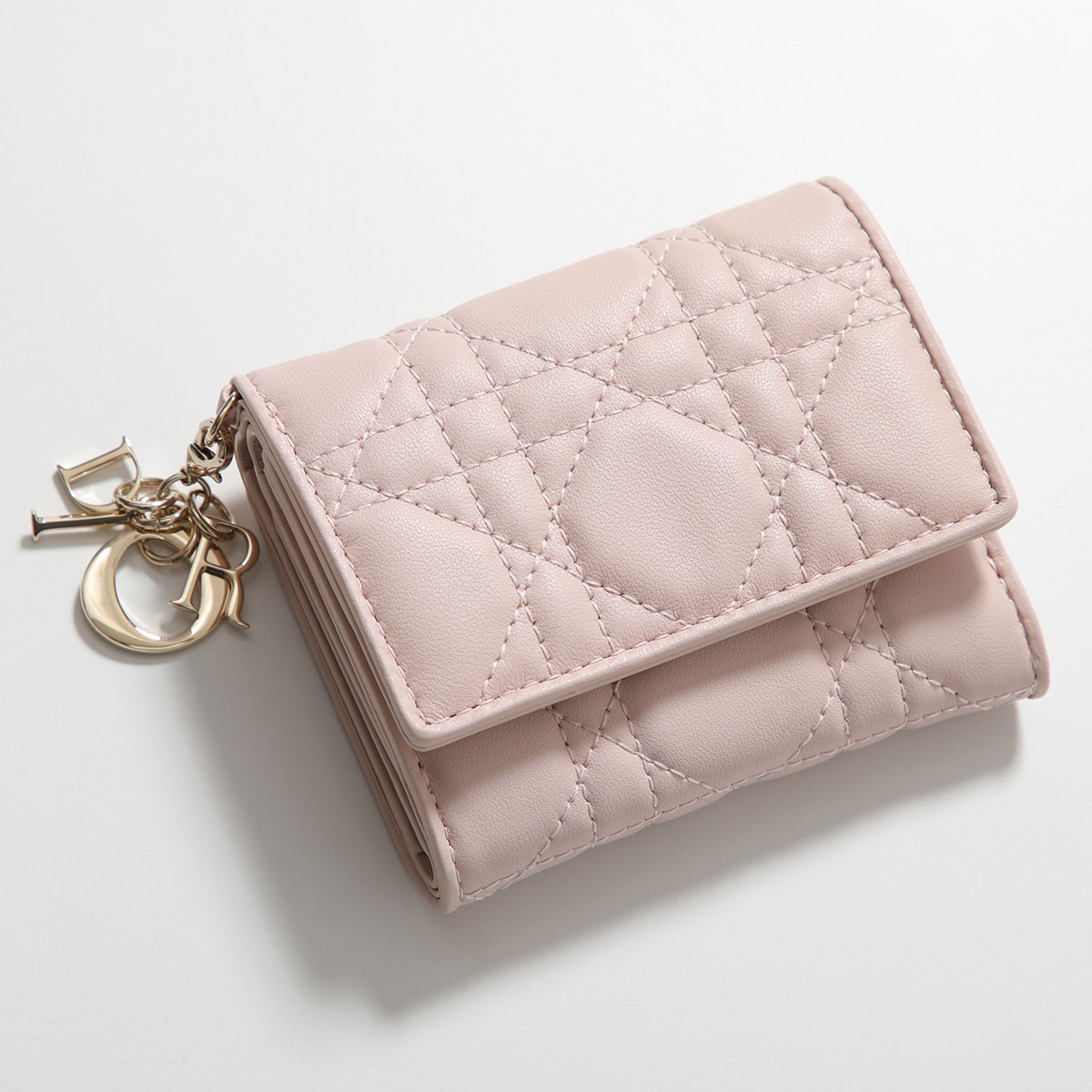 楽天市場】Dior ディオール 二つ折り財布 LADY DIOR MEDIUM S0181ONMJ