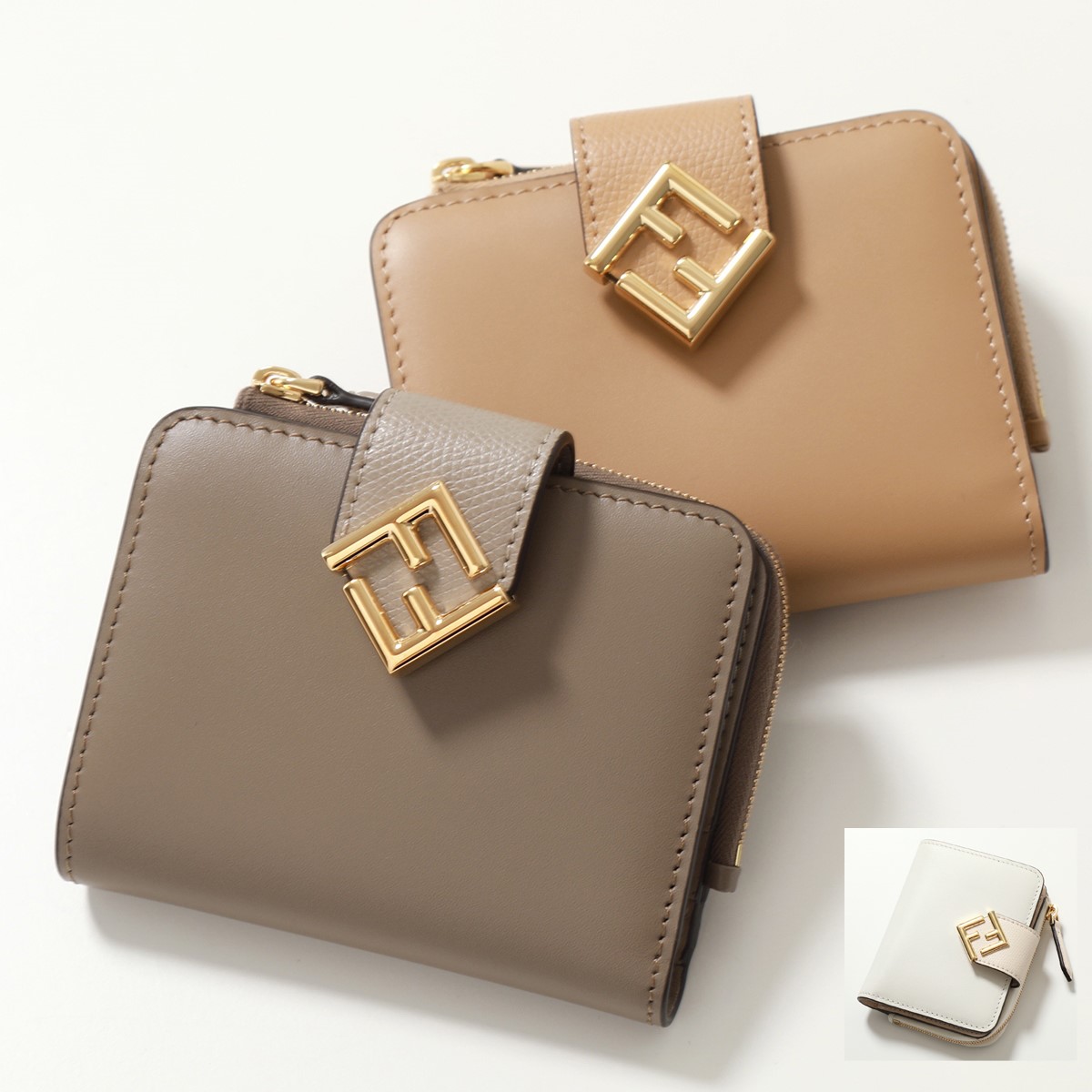 楽天市場】FENDI フェンディ 二つ折り財布 8M0490 ALWA レディース FF