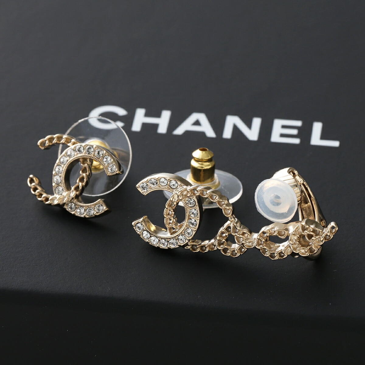 楽天市場】CHANEL シャネル ピアス ABG289 B21819 レディース ココ