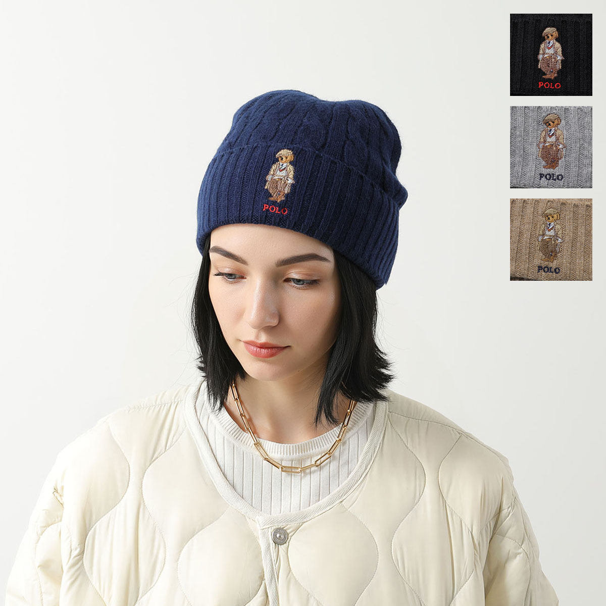 楽天市場】Polo Ralph Lauren ポロラルフローレン ニット帽 PC1452