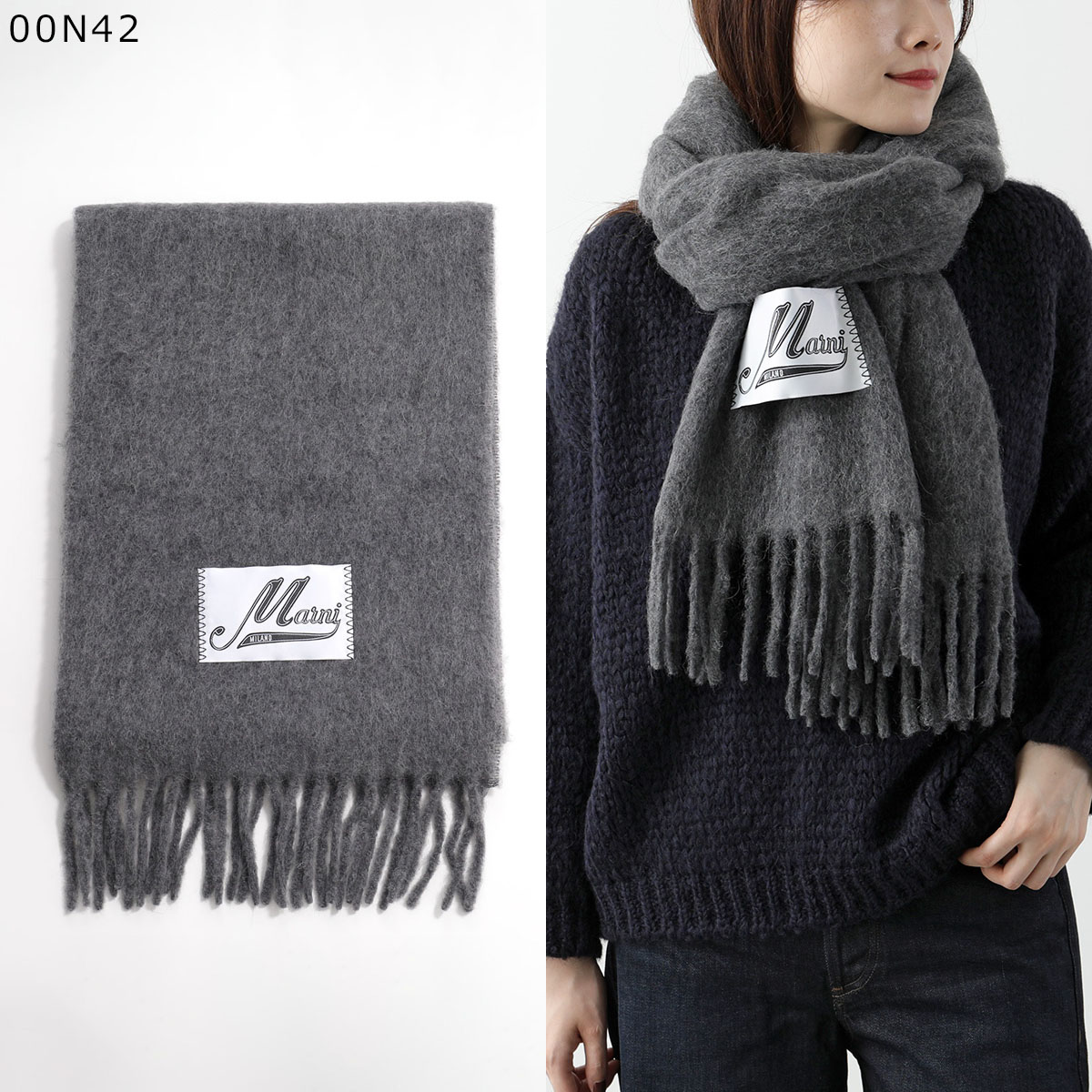 楽天市場】MARNI マルニ マフラー SCMC0059Y0 ASZC0005A0 UTW918