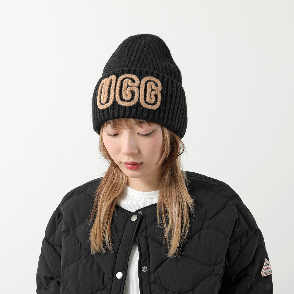 楽天市場】UGG アグ ニット帽 W CHUNKY CRAFTED RIB BEANIE 102345