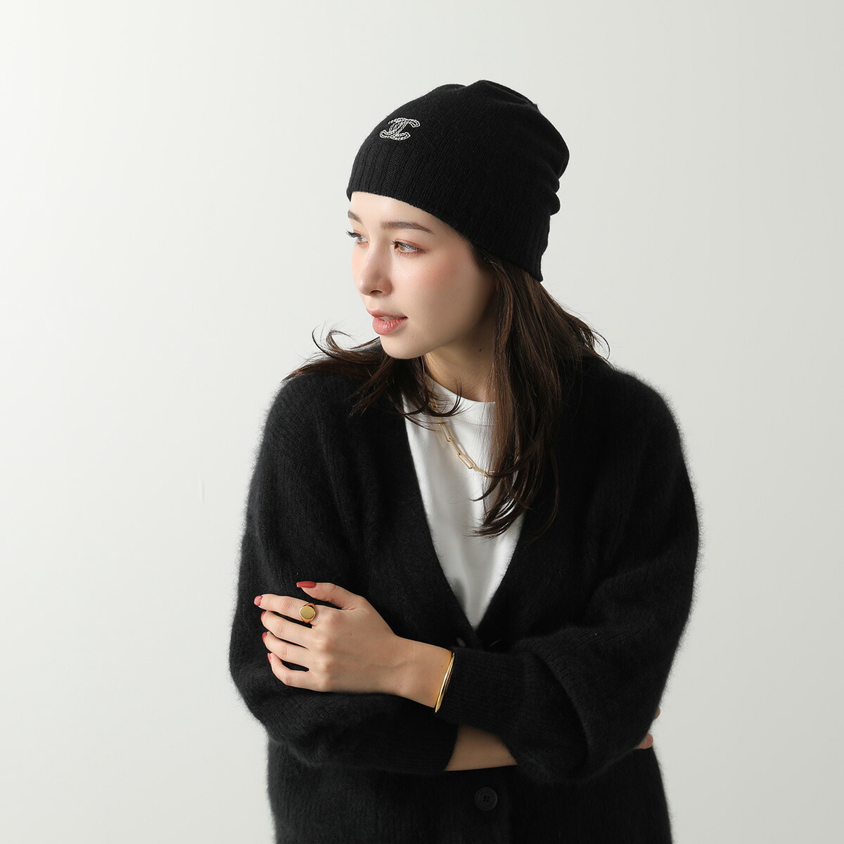 楽天市場】CHANEL シャネル ニット帽 AAA748 B19217 レディース