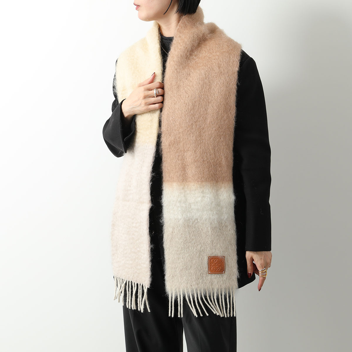 楽天市場】LOEWE ロエベ マフラー 23×185 F811257X22 レディース