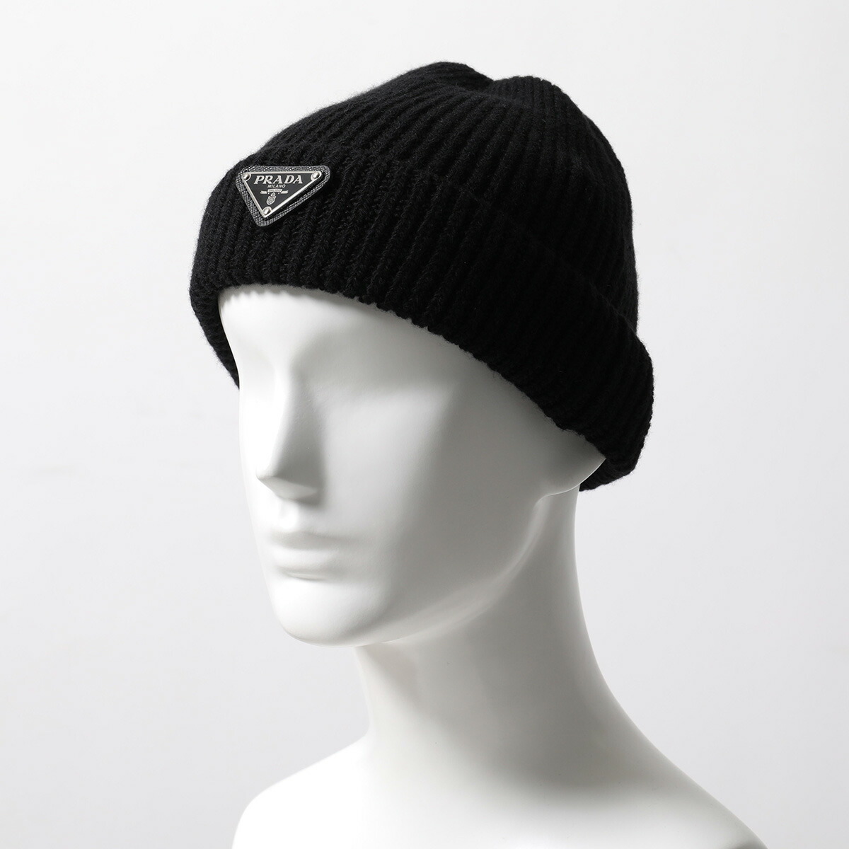 楽天市場】PRADA プラダ ニット帽 2HC426 3IM メンズ トライアングル