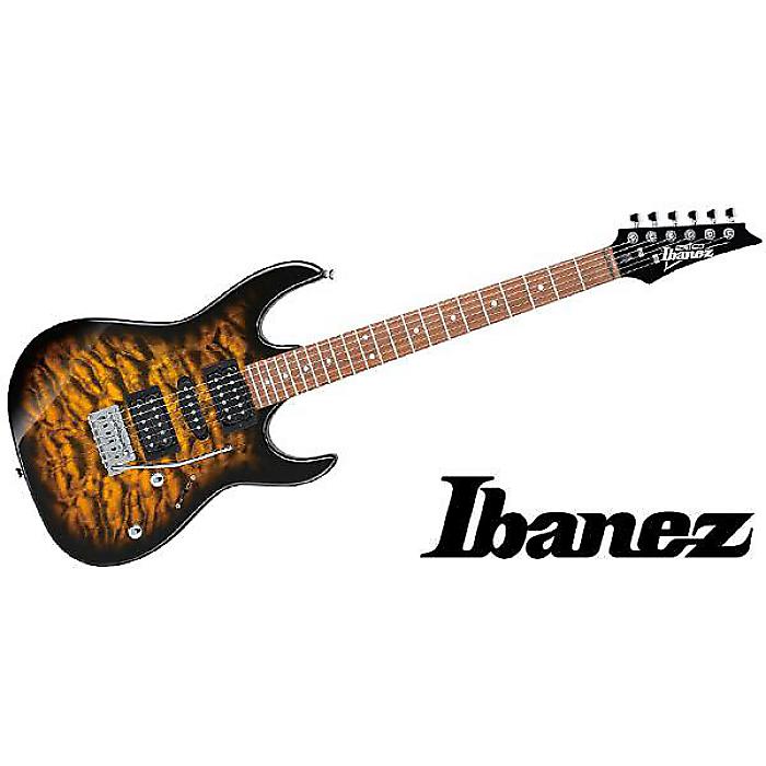 Ibanez エレキギター GRX70QA-SB ソフトケース付 M2045 Ibanez