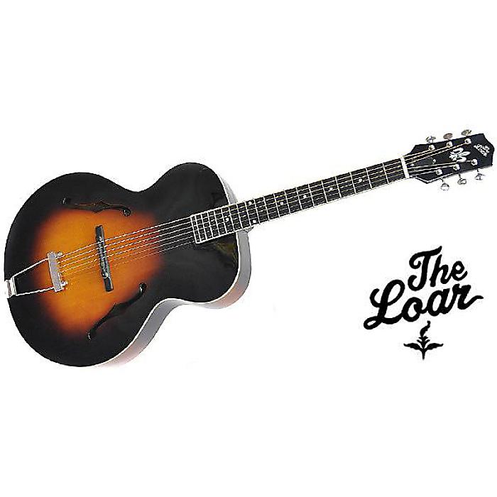 LOAR LH-280-C Vintage Sunburst フルアコ